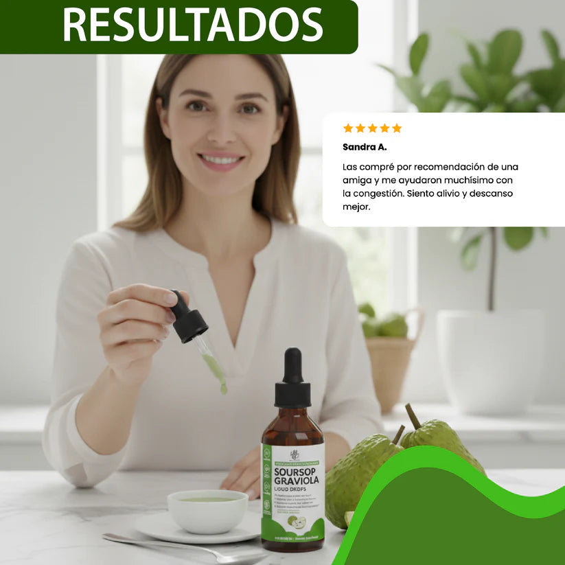 Extracto de Guanábana Orgánico 100% Puro – Apoyo inmunológico, respiratorio y bienestar general | Nature Sours