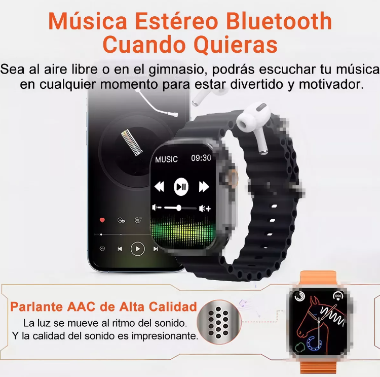 Smartwatch T900 ULTRA – Tecnología Avanzada y Estilo en tu Muñeca