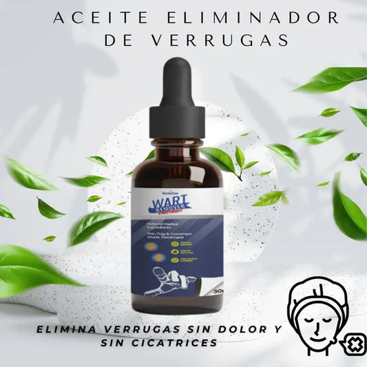 DermaPure Verrugas – Aceite Natural para una Piel Suave y Libre de Verrugas