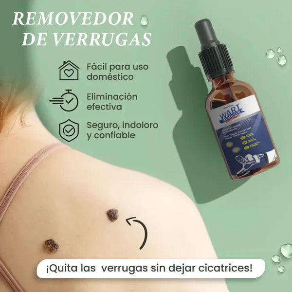 DermaPure Verrugas – Aceite Natural para una Piel Suave y Libre de Verrugas