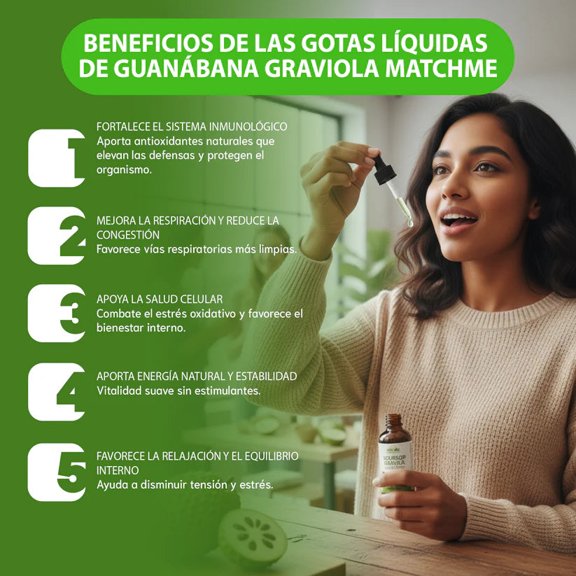 Extracto de Guanábana Orgánico 100% Puro – Apoyo inmunológico, respiratorio y bienestar general | Nature Sours