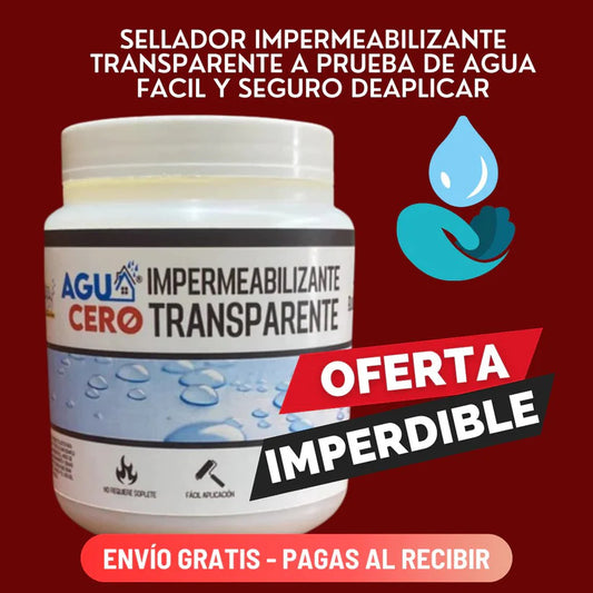 Lluviacero – Sellante Impermeabilizante de Alta Protección (500 ml)